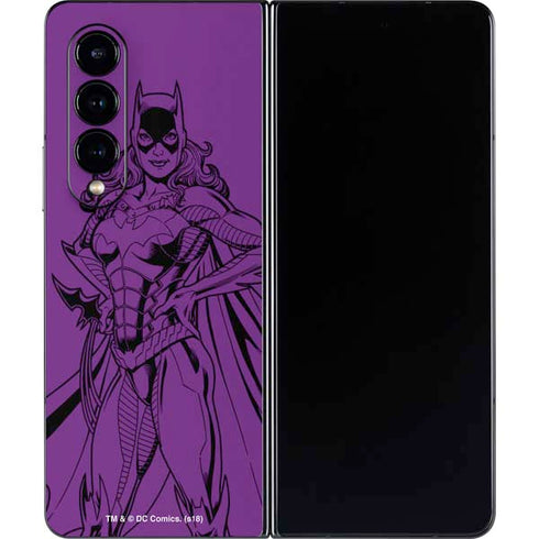 DC Comics Batgirl Comic Pop Galaxy Z Fold4 5G Skin